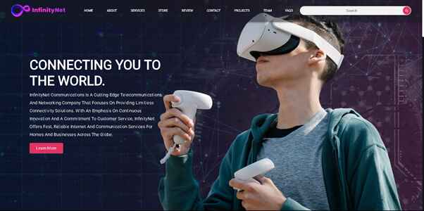 InfinityNet Project Screenshot