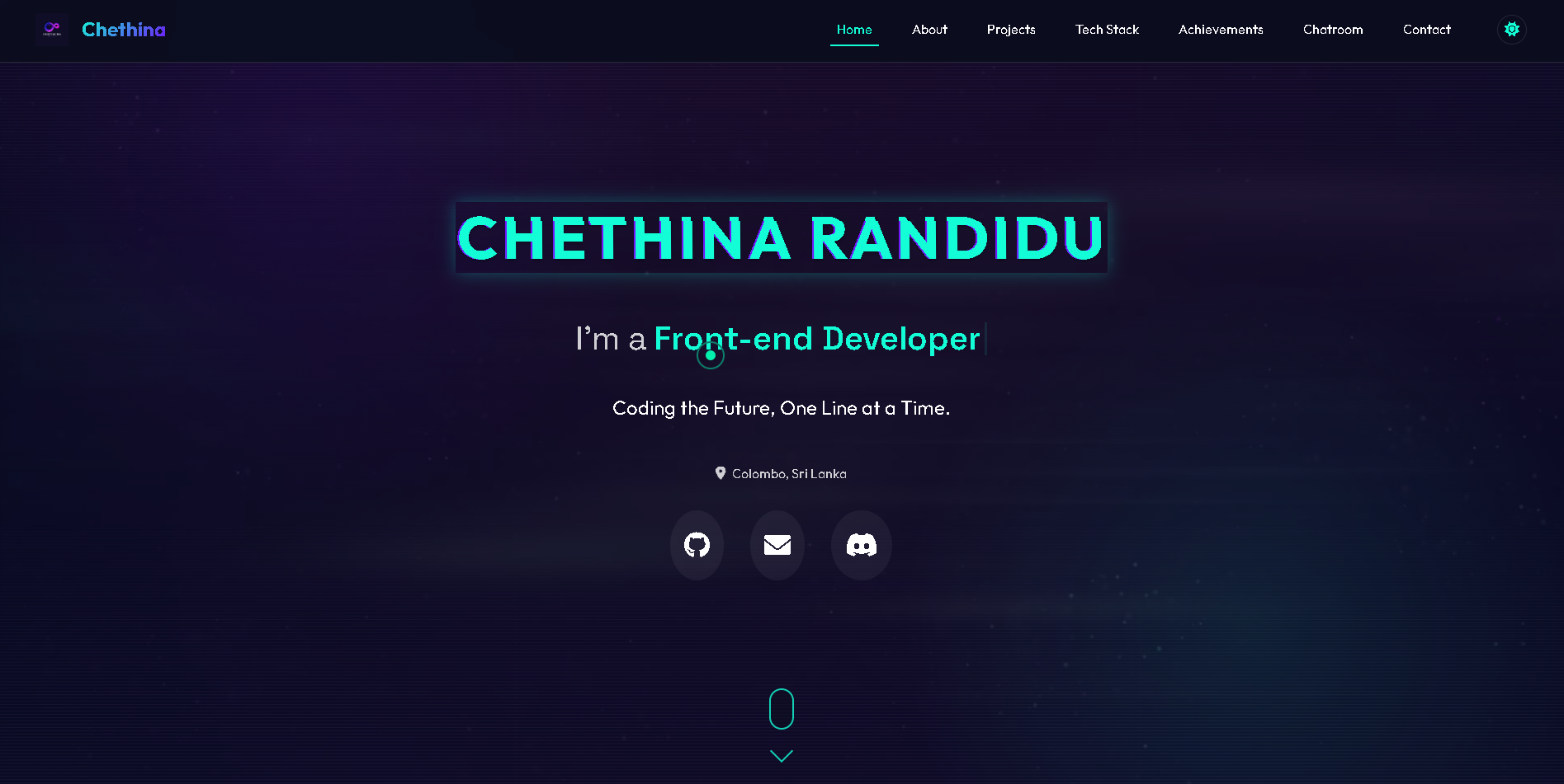 Personal Portfolio Project Screenshot